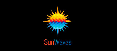 Идеи логотипов с изображением солнца